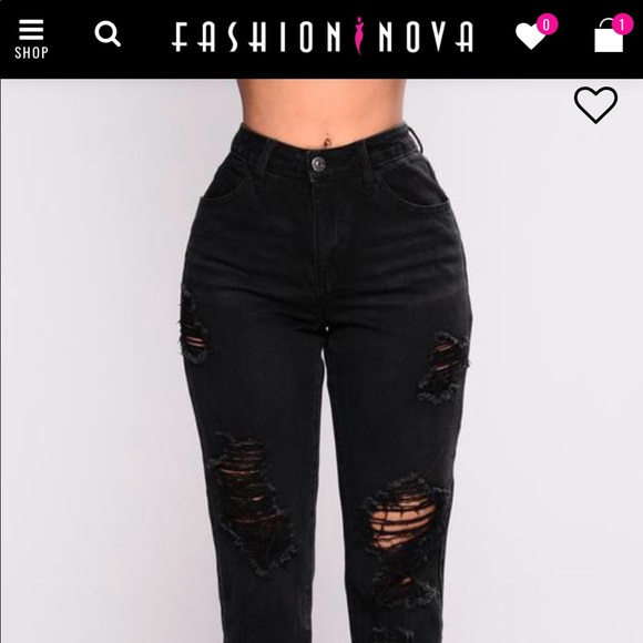 Fashion Nova boyfriend jeans - Picture 4 of 5